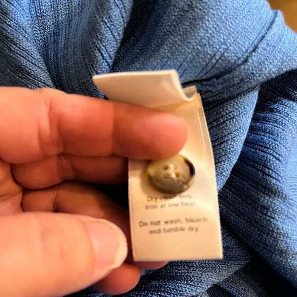 NWT Anna October-PARIS BREAKFAST OPEN-BACK RIBBED-KNIT MAXI DRESS. Size L - Picture 7 of 8